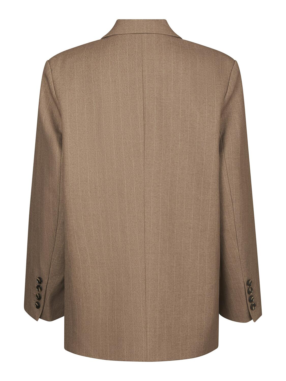 Gaby Pinstripe blazer - Taupe
